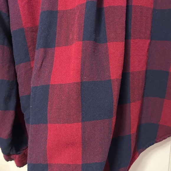 LUCKY BRAND women’s long sleeve plaid tunic L - Picture 4 of 6